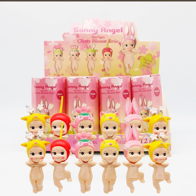 Party Angel Cheek Blind Box Car Ornament Mobile phone Decoration Handmade Anime Doll Finished End Box - V.I.P Digital Presence