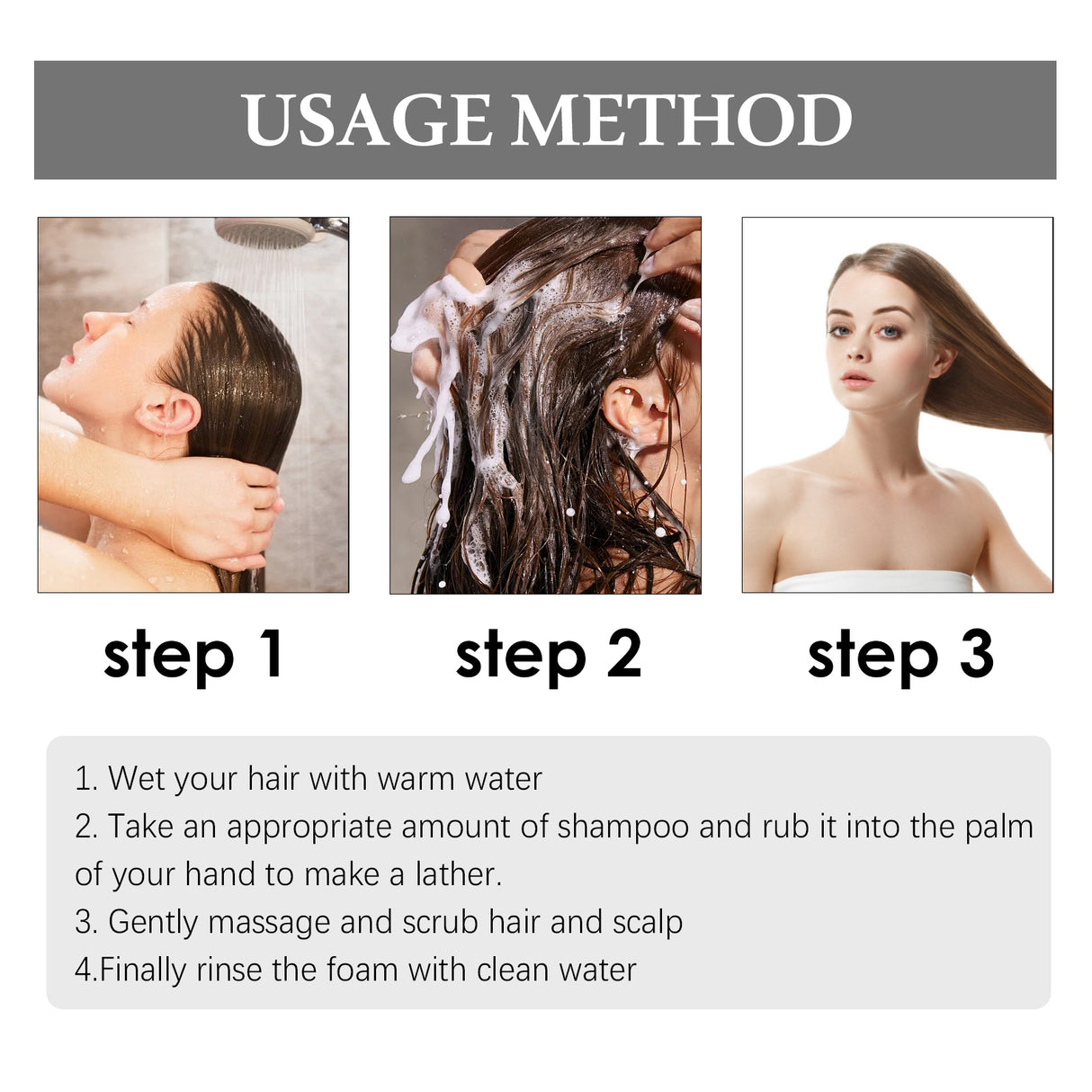 Amino Acid Shampoo, Deeply Clean The Scalp Repair Hair Follicle Damage Strengthen Hair Off The Hair - V.I.P Digital Presence