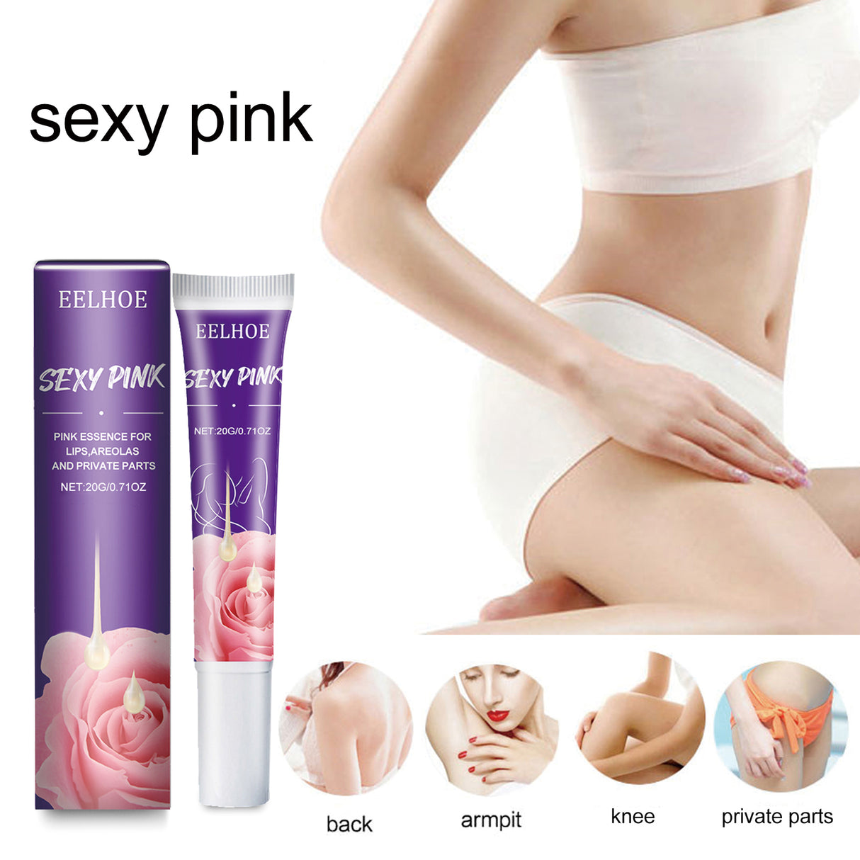 Brightener Pink Essence, Breast Areola Private Part Tender White Lip Joint To Remove Melanin Pink Essence - V.I.P Digital Presence