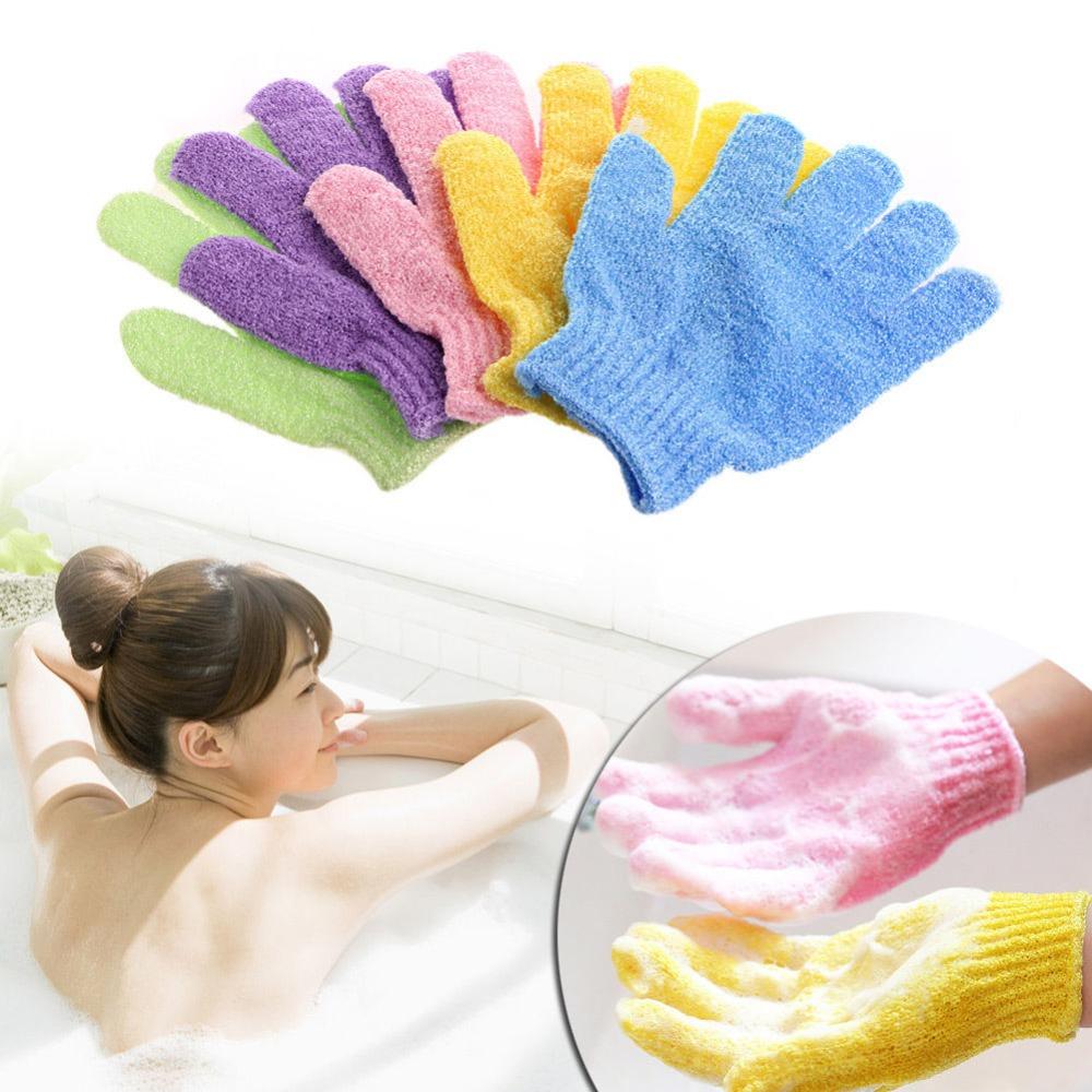 1Pc Shower Bath Glove Exfoliating Wash Skin Spa Massage Body Back Scrub Scrubber - V.I.P Digital Presence