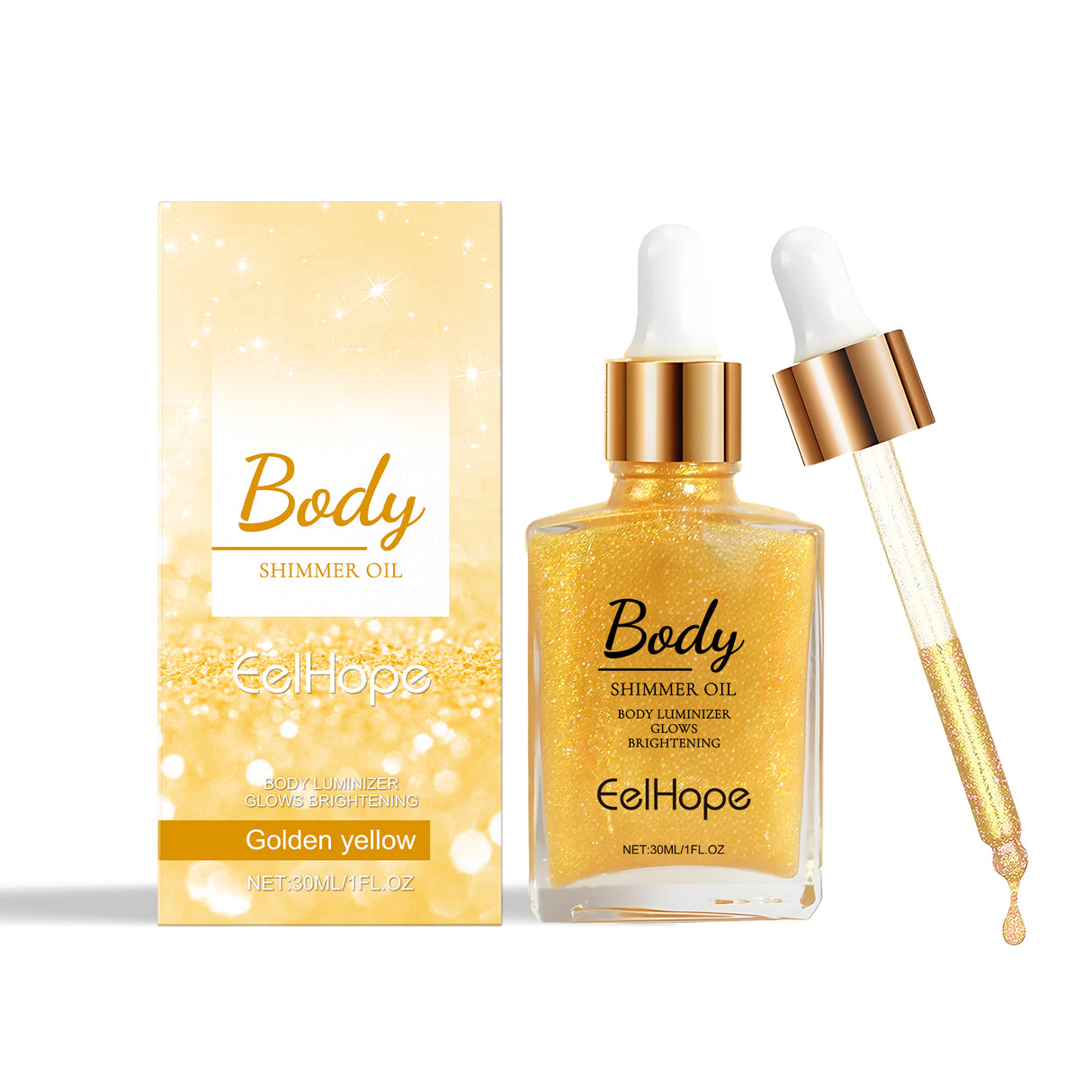 Body Glitter Oil, Facial Body Liquid Highlighter Moisturizer Easy To Apply Party Focus Brightening - V.I.P Digital Presence