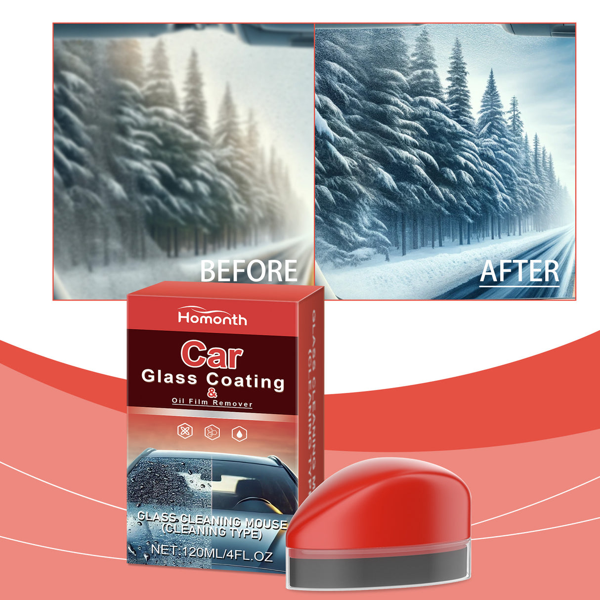 Glass Oil Film Cleaner, Automotive Windshield Bright Cleaning Coating Crystal Plating Agent Oil Film Decontamination - V.I.P Digital Presence