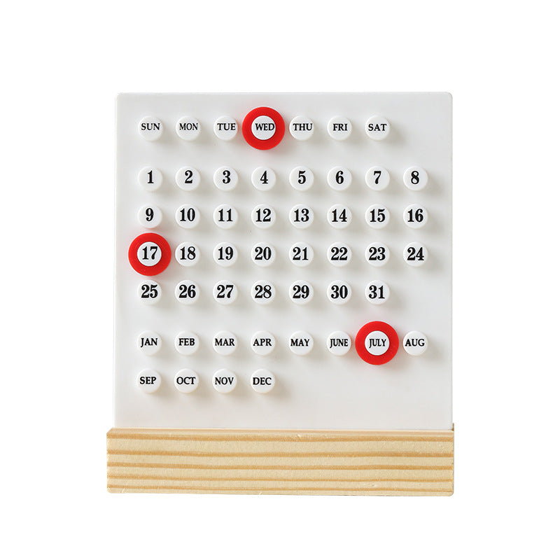 Creative high aesthetic ring calendar 2023 perpetual calendar desk calendar personalized office desktop decoration ornaments sho - V.I.P Digital Presence