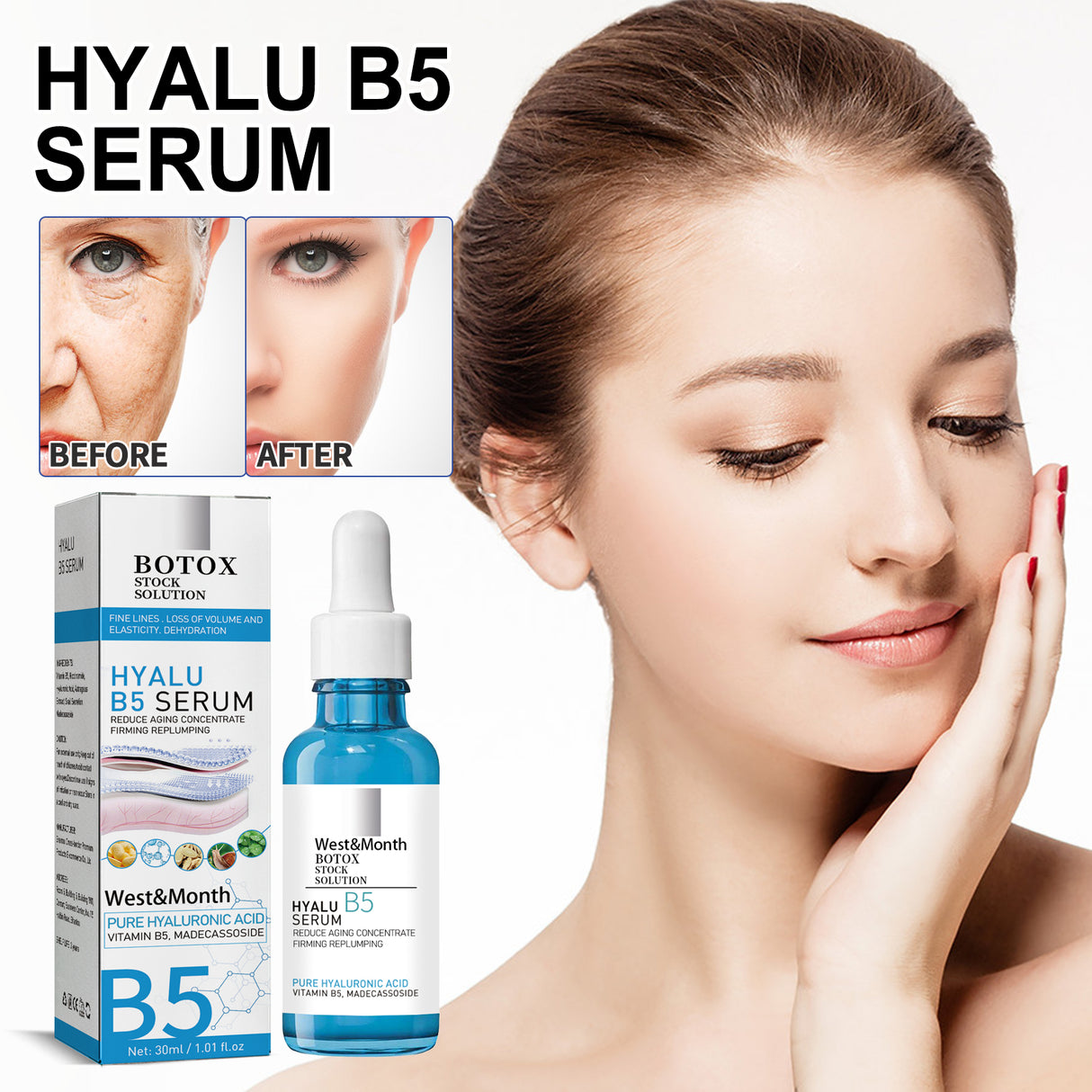 B5 Facial Essence, Lightening Spot Soft Skin Anti-aging Moisturizing Essence - V.I.P Digital Presence