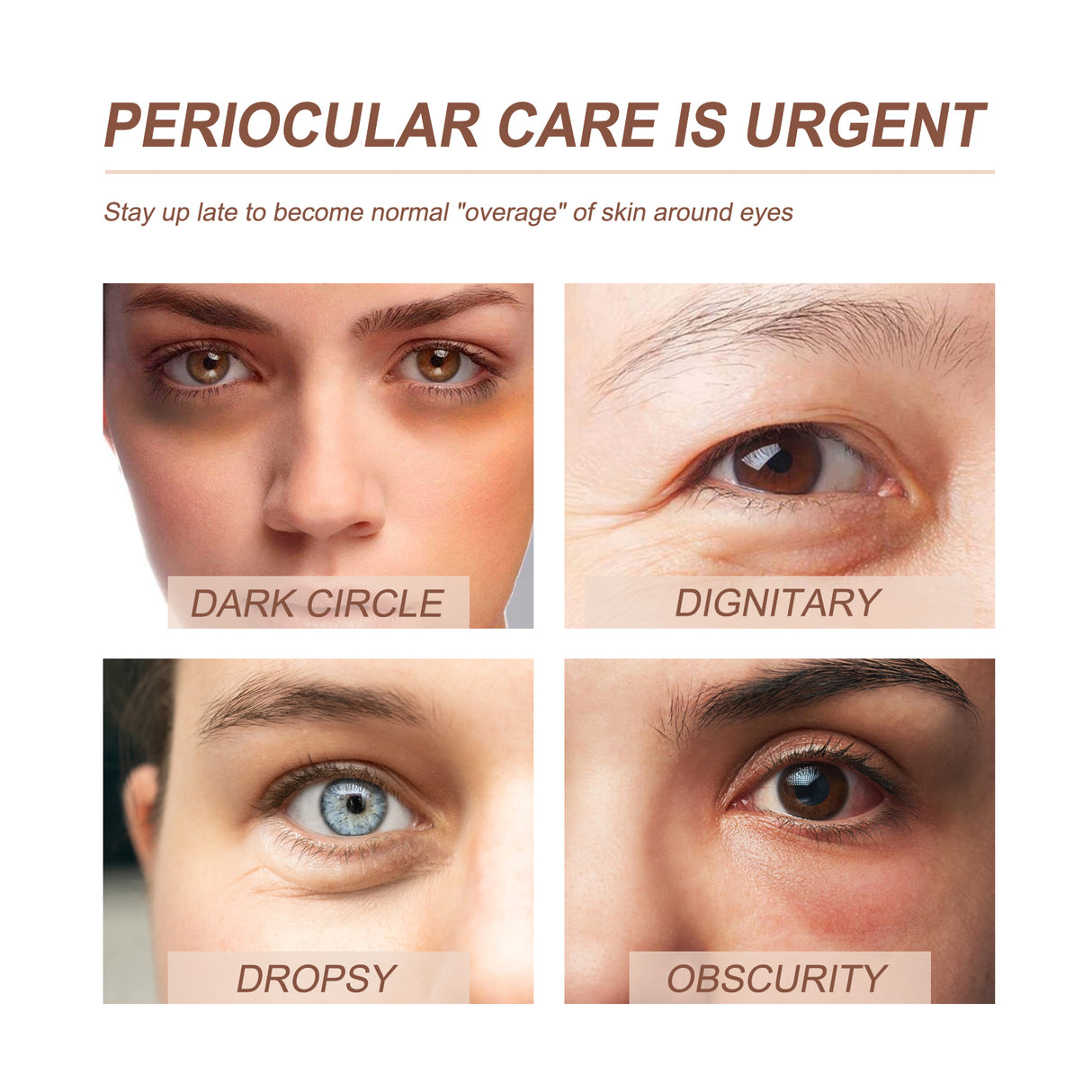 Dark Circles Serum, Light Line Firming Dark Circles Moisturizing Eye Area Repair Serum