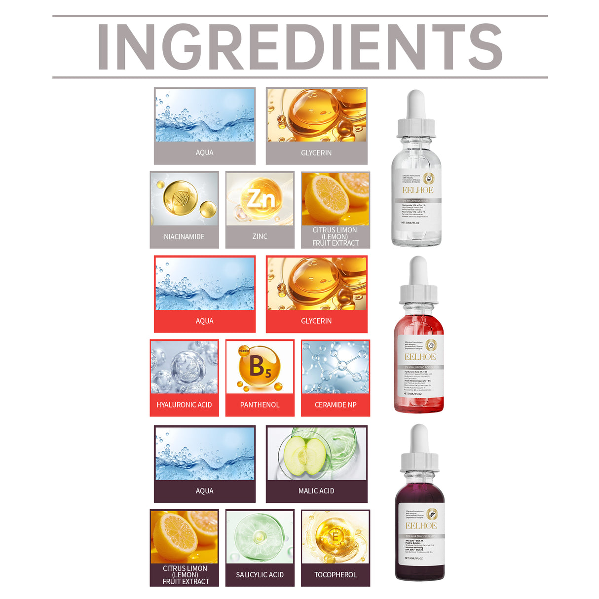 Acne Set Facial Cleansing Acne Repair Skin Whitening Acne Print Essence Mask Set