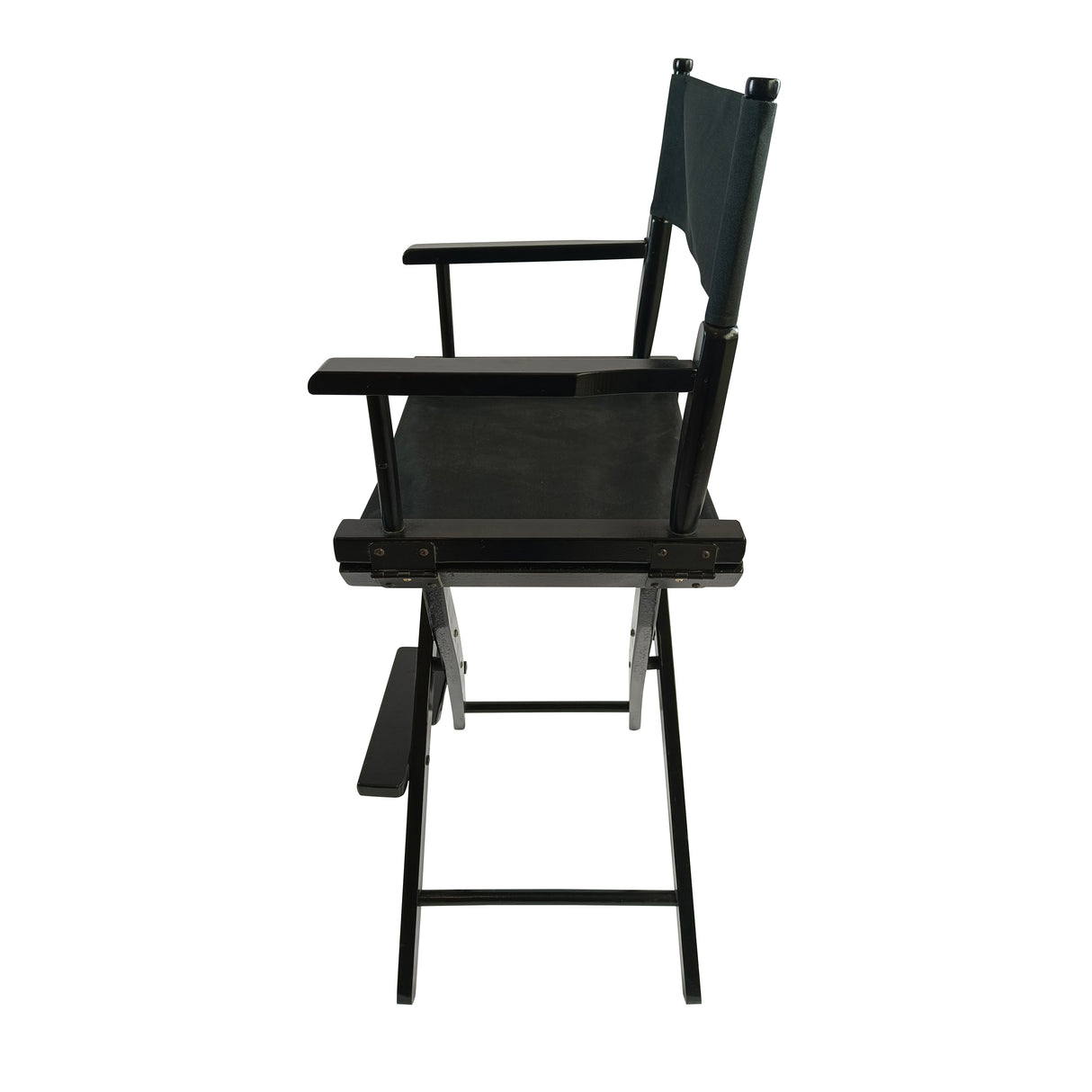 Casual Home Director's Chair, Black Frame/Black Canvas,Suitable for adults, foldable style, 2pcs/set populus - V.I.P Digital Presence