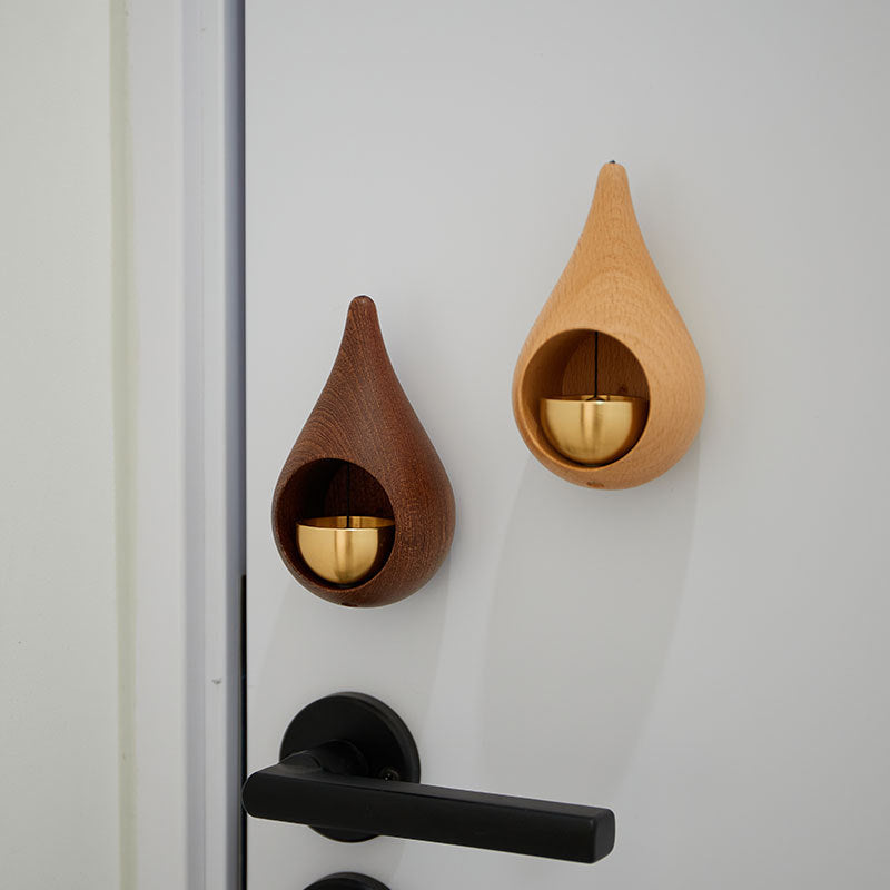 Dopamine Doorbell Water Drop Wind Chime Copper Bell Opening Reminder Hanging Ornament Housewarming Gift Magnetic Bell Fridge Magnet Decor - V.I.P Digital Presence