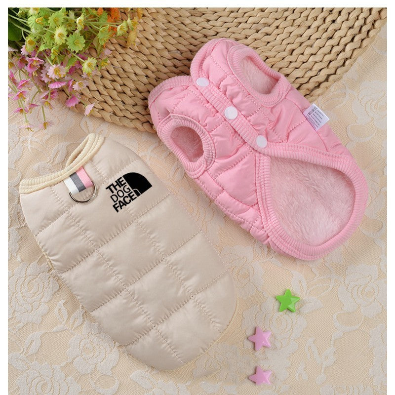 Pet dog clothing winter cotton dog vest jacket - V.I.P Digital Presence