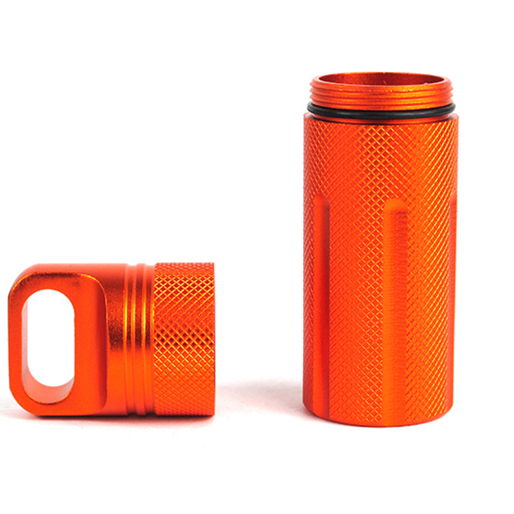 Aluminum alloy fully sealed EDC waterproof tank outdoor survival equipment waterproof compartment flat head waterproof storage b - V.I.P Digital Presence