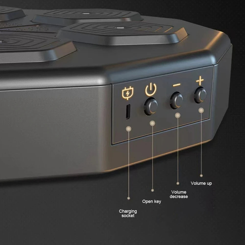 Smart Music Boxing Machine Wall Mounted Bluetooth Smart Fun Punch Boxing Trainer Wall Target Punching Pads Suitable For Home - V.I.P Digital Presence