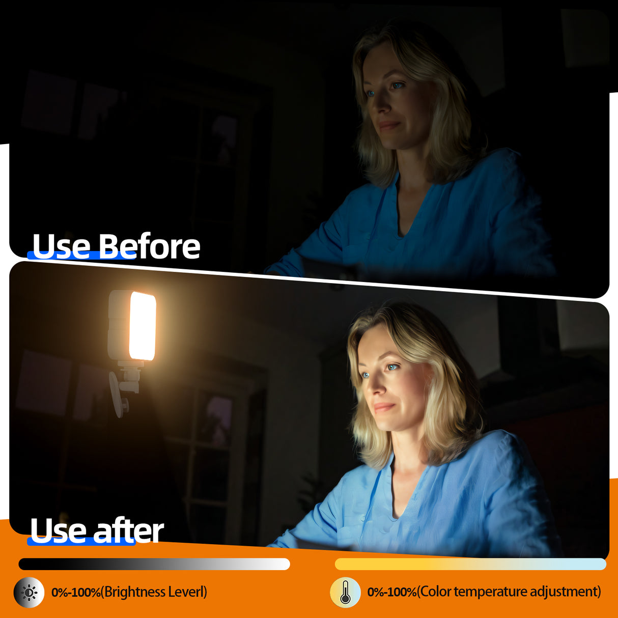 Camera pocket light atmosphere mini RGB mobile phone fill light live VLOG video conference photography light - V.I.P Digital Presence