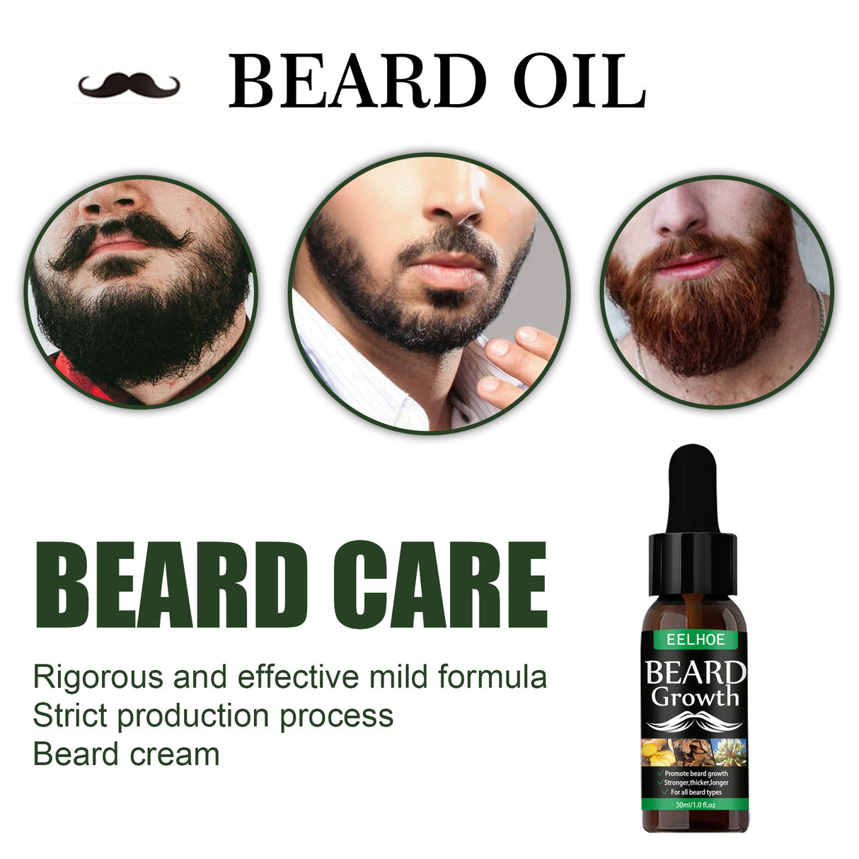 Beard Oil, Nourishing Moisturizing Spray Facial Hair Treatment Promotes Facial Growth And Thickening Liquid - V.I.P Digital Presence