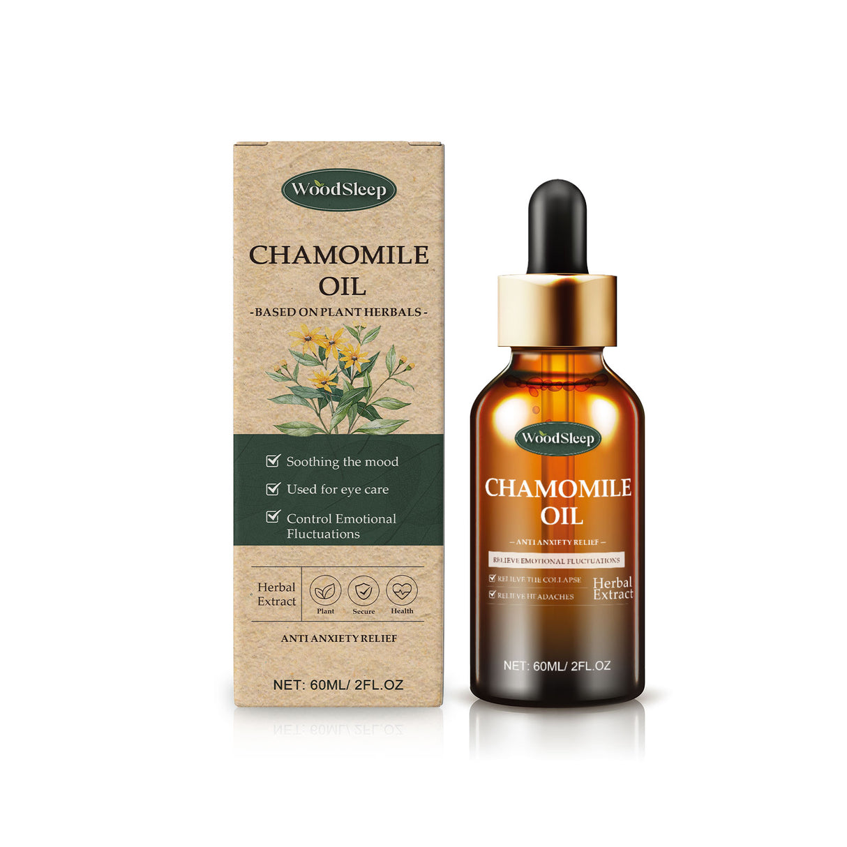 Chamomile Sleep Essential Oil, Soothing Body Comfort Skin Daily Portable Care Essential Oil - V.I.P Digital Presence