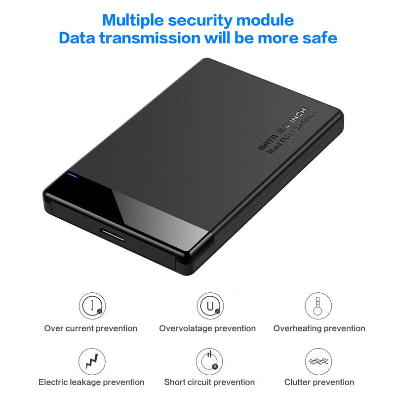 2.5-inch SATA portable hard drive box USB 3.0 portable hard drive protection box - V.I.P Digital Presence