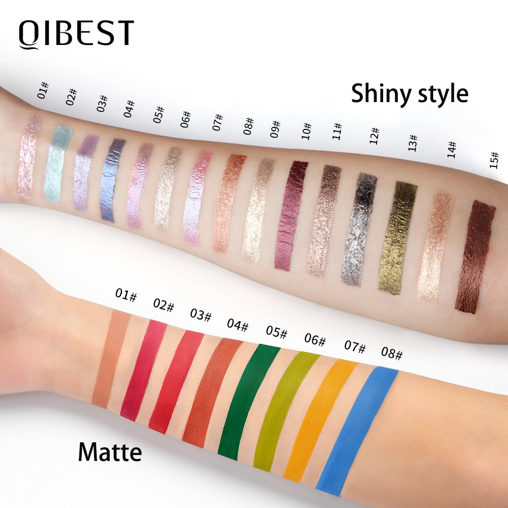 QIBEST Diamond Pearl Liquid Eye Shadow Shine Bright Eye Shadow Liquid High Gloss Eye Shadow Matte Eye Shadow Liquid - V.I.P Digital Presence