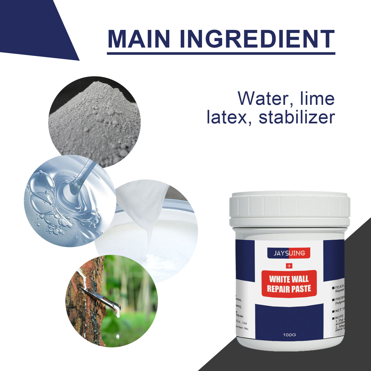 White Wall Repair Paste, Wall Maintenance Renovation Cover Repair Household Wall Repair Paste - V.I.P Digital Presence