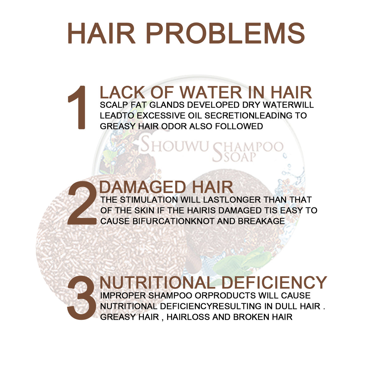 Polygonum Multiflorum Shampoo Cake, Nourishing Root Essential Oil Shampoo Black Soothing Vegetable Shampoo - V.I.P Digital Presence