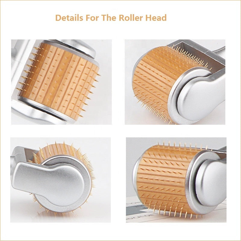 ZGTS192 Derma Roller Titanium Stainless Steel Needles For Facial Skin Care Microneedle Derma Rollering Therapy - V.I.P Digital Presence
