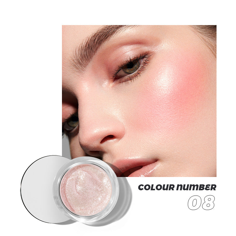 Pudaier 10-color liquid blush eyeshadow brightens lips and cheeks to contour naturally with fine glitter highlights - V.I.P Digital Presence