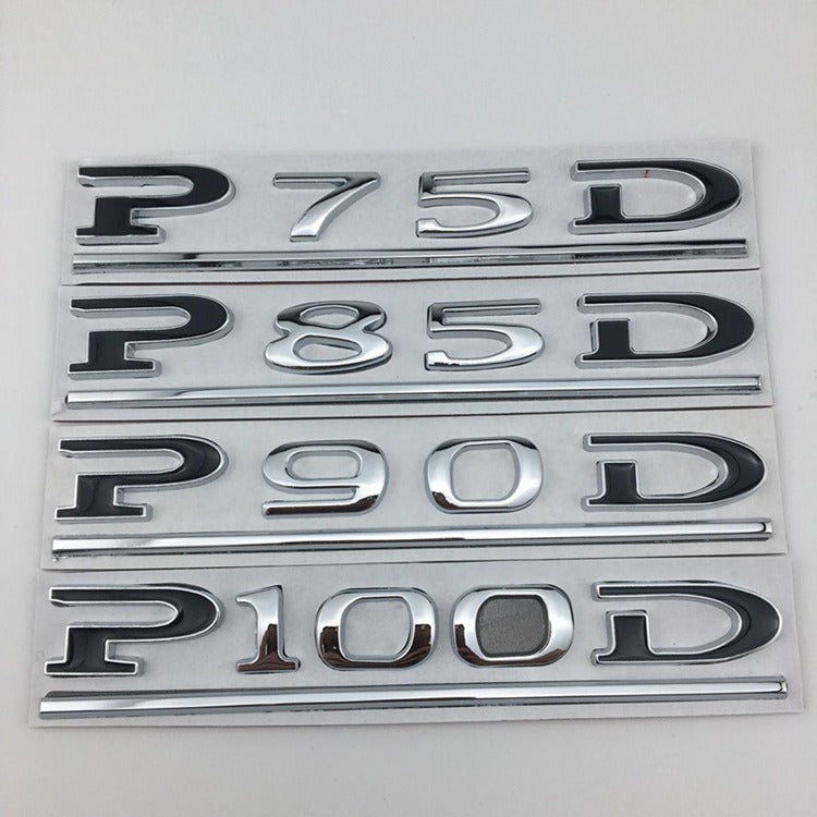 Applicable to Tesla car sticker MODEL3MODELS MODELX P75D P85D P90D P100D logo - V.I.P Digital Presence