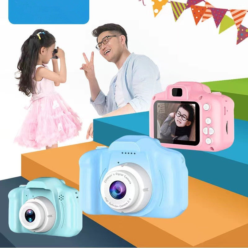 x2 HD children's digital camera cartoon camera portable SLR camera toy child birthday gift - V.I.P Digital Presence