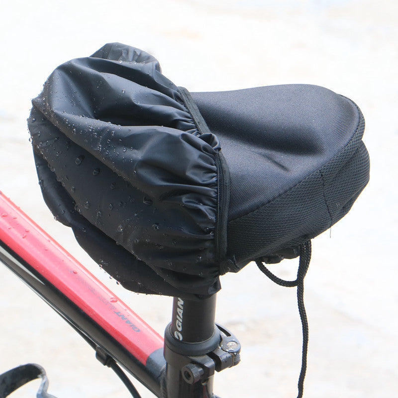 Bicycle Cushion Rain Cover Silicone Foam Cushion Cover Rain Cover Mountain Bike Saddle Rain Cover
