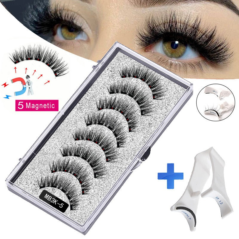 Five magnetic adhesive free magnetic eyelash clamp set for European and American thick magnetic eyelashes - V.I.P Digital Presence