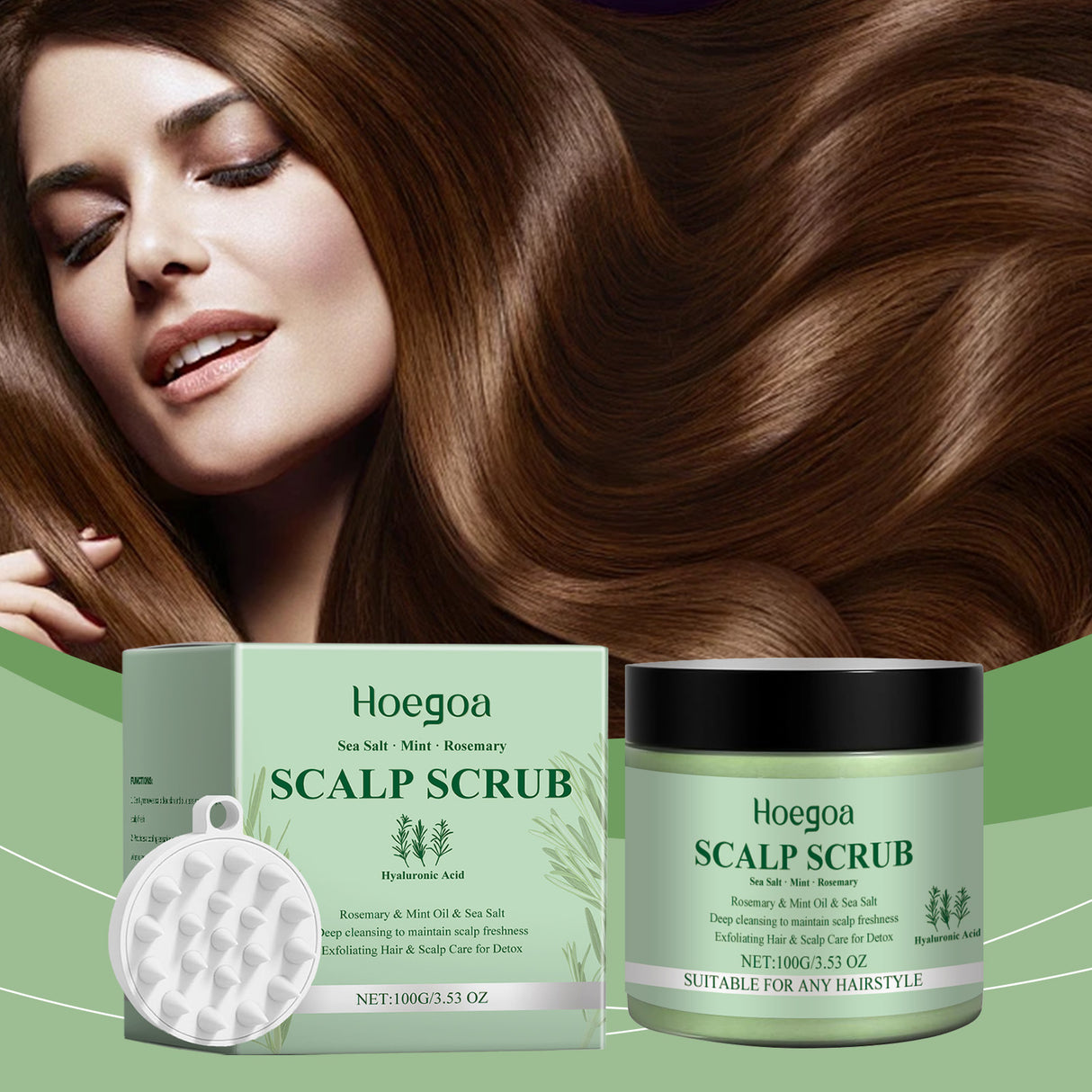 Rosemary Scalp Scrub, A Gentle, Cleansing, Moisturizing, Refreshing And Soothing Scalp Scrub - V.I.P Digital Presence