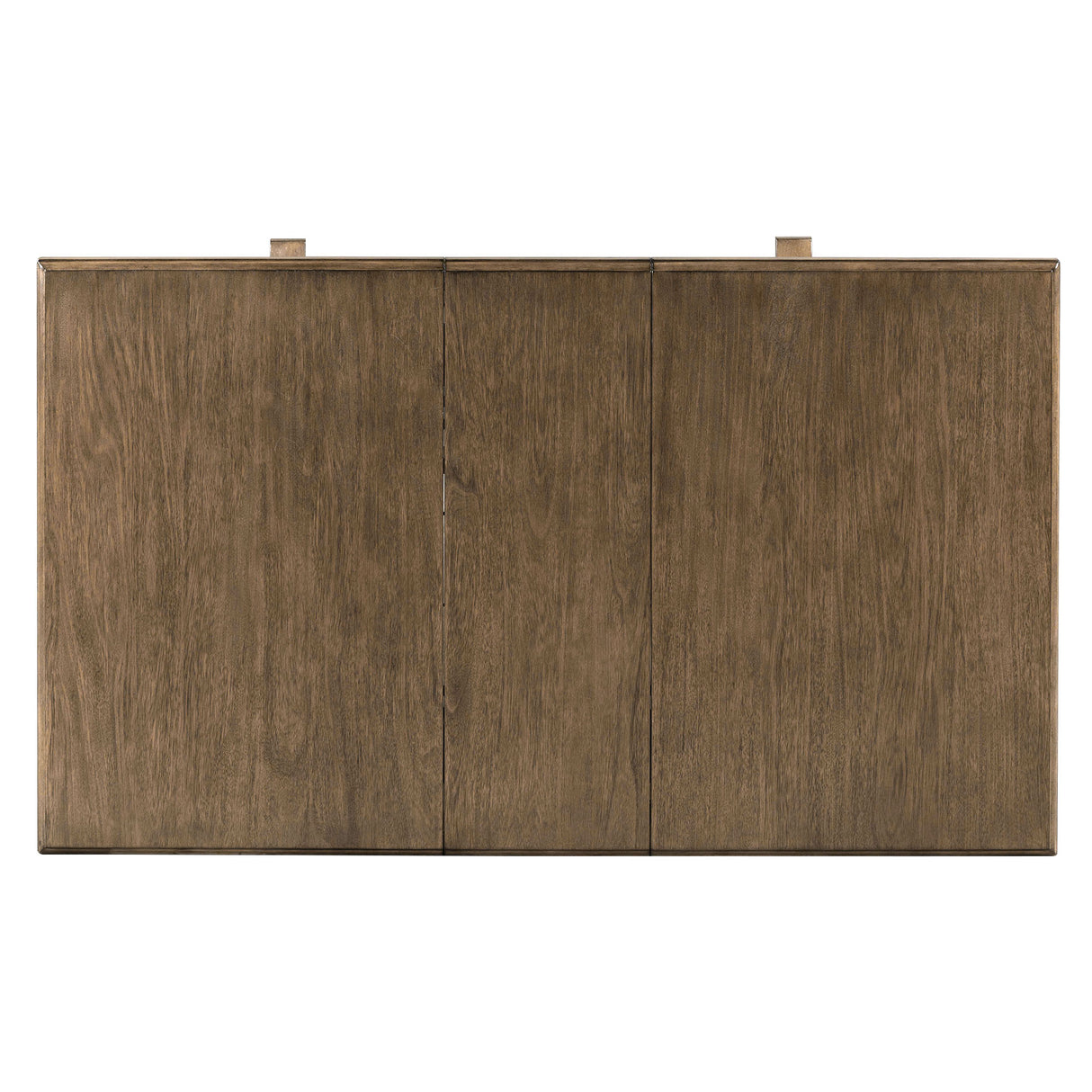 TOPMAX Mid Century Solid Wood 7-Piece Expandable Dining Table Set with Soft Cushioned Chair, Gold Brown+Gray Cushions