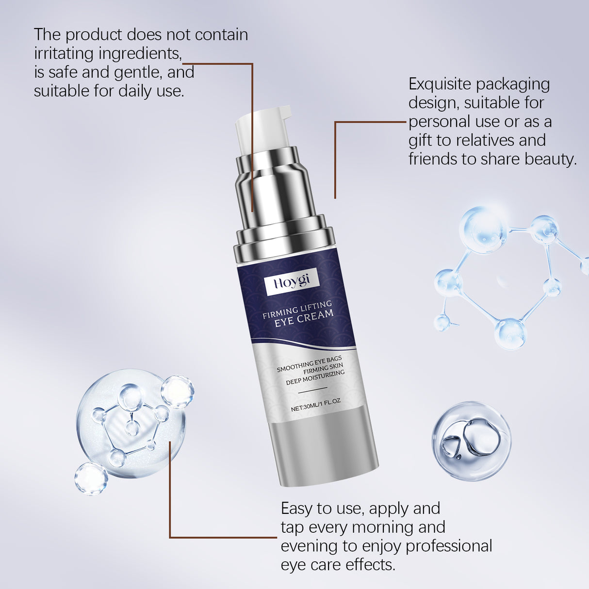 Nourishing Eye Essence, Firming, Moisturizing, Moisturizing And Smoothing Eye Lines
