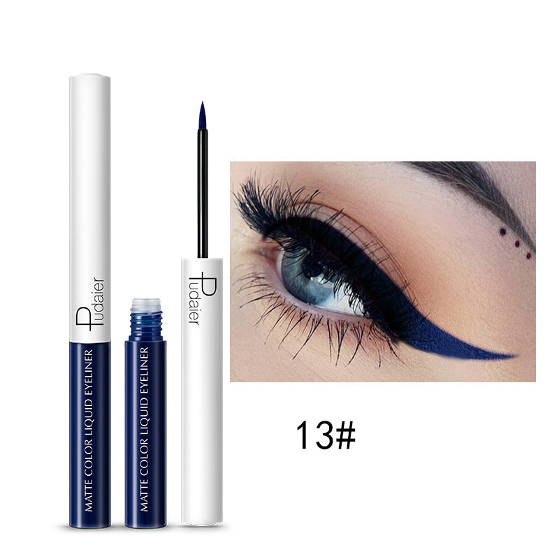 Quick-Drying Waterproof And Sweat-Proof Liquid Eyeliner Does Not Smudge Cosmetics Pudaier Color Eyeliner - V.I.P Digital Presence