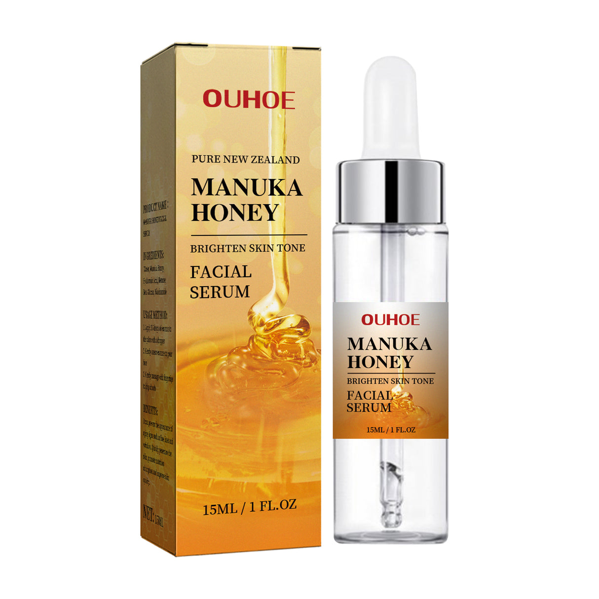 Honey Brightening Face Essence, Firming Hydrating Brightening Repair Skin Care Essence - V.I.P Digital Presence