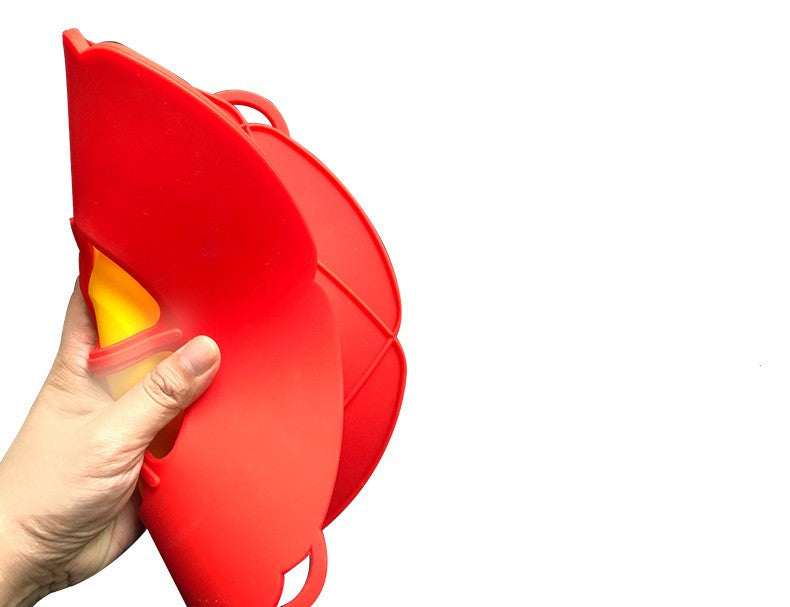 Silicone spill proof lid for household kitchens dust-proof splash proof boiling proof silicone lid flower shaped spill - V.I.P Digital Presence