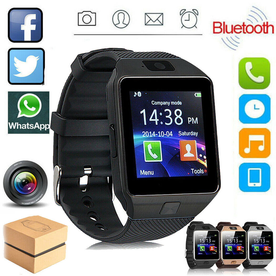 DZ09 Smart Watch Bluetooth Children's Phone Watch Touch Screen Card Multi-Language Smart Wearable Call Upgrade - V.I.P Digital Presence