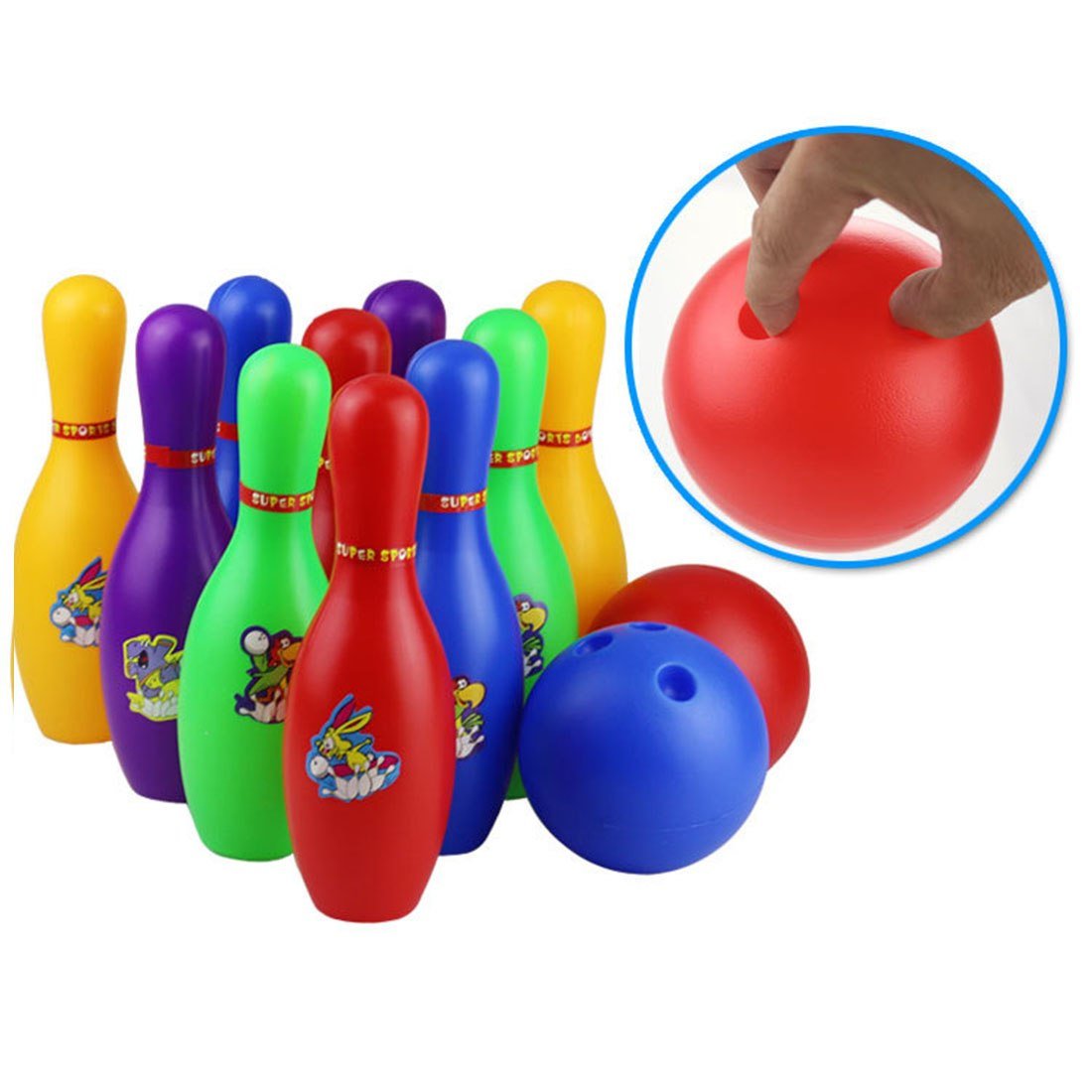 Colorful Standard 12 Piece Bowling Set - V.I.P Digital Presence