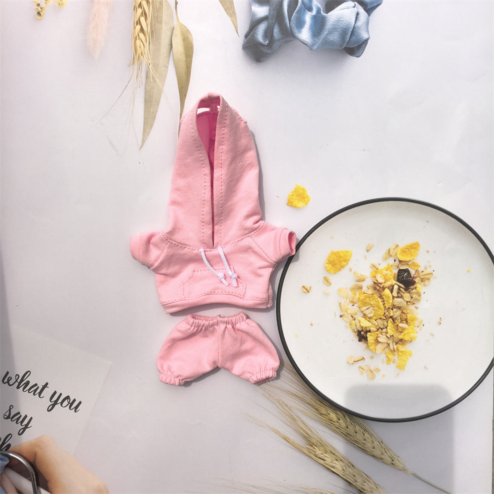 17cm Vinyl Macaron Plush Keychain Pulling Cloth Pendant Labubu Doll for Hoodie Pants Set - V.I.P Digital Presence