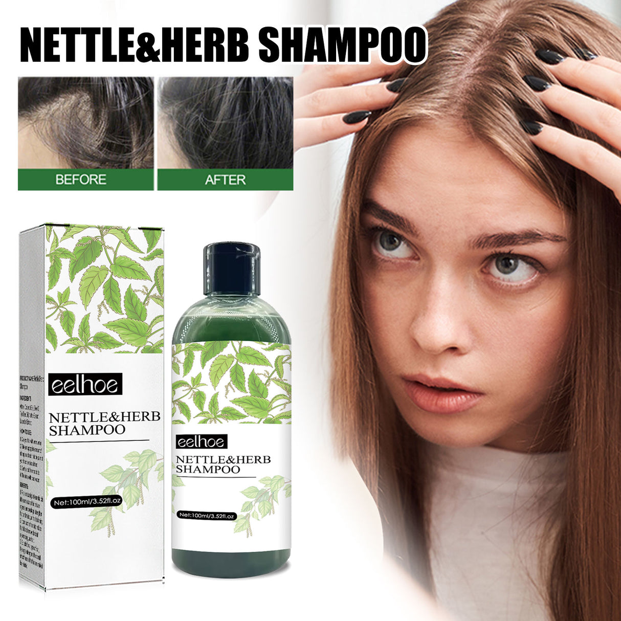 Herbal Shampoo Deeply Cleanses Scalp, Softens Hair, Moisturizes Hair Roots, And Strengthens Hair - V.I.P Digital Presence