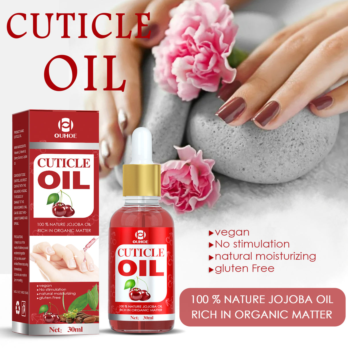 Cuticle Oil, Strengthen Nail Cuticle Moisturize Nourishing Nail Edge Nail Care Oil - V.I.P Digital Presence