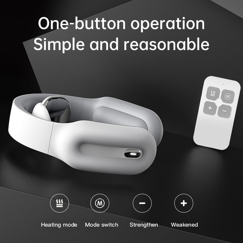 Intelligent cervical massage device, heated shoulder and neck protection device, multi part heating air cushion massager - V.I.P Digital Presence