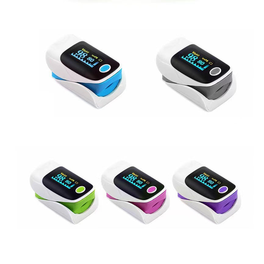 Oximeter CE Elderly Home Sleep Monitoring Oximeter Fingerclip Pulse Heart Rate Monitoring Saturation - V.I.P Digital Presence