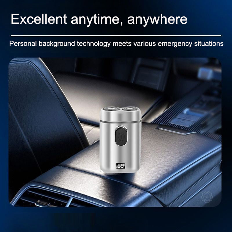 Shaver Travel Car Wash Shaver Double Head Portable Charging Floating Beard Knife - V.I.P Digital Presence