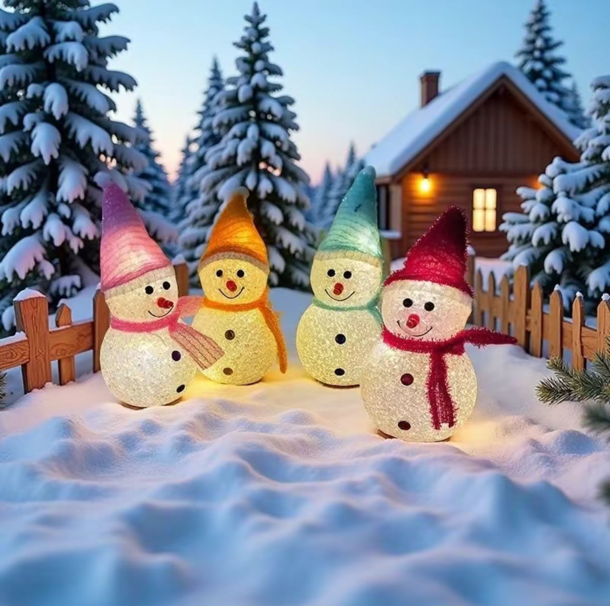 GlowFest Christmas Lawn Lights