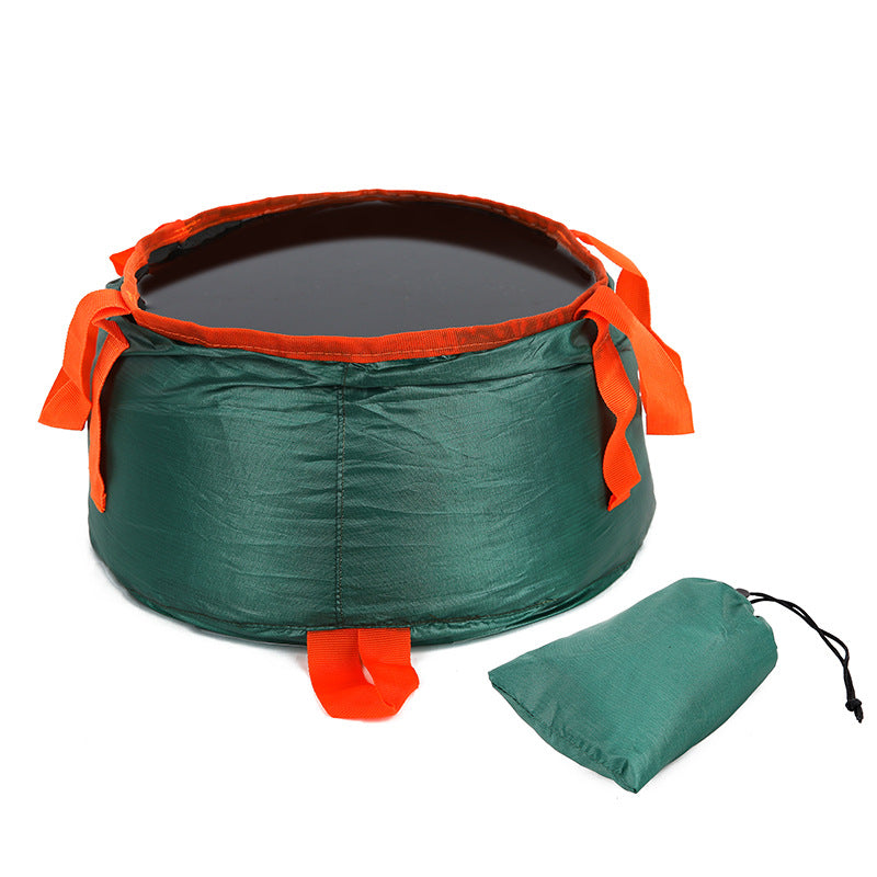 Outdoor Folding Bucket, Portable Water Tank, Large Capacity Water Storage Bag, Mountain Camping, Travel, Washbasin - V.I.P Digital Presence