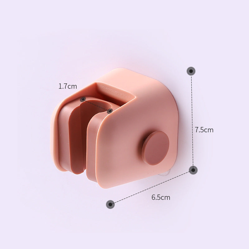 Shower Bracket Free Punching Fixed Seat Universal Shaking Head Adjustable Lotus Pod Bathroom Nozzle Flower Drying Shower Base - V.I.P Digital Presence
