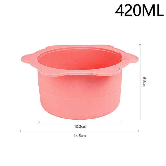 Wax Warmer Heat-resisting Replacement Silicone Bowls Hair Removal Wax With Stirring Stick Non-Stick Pan Hair Removal Tool - V.I.P Digital Presence