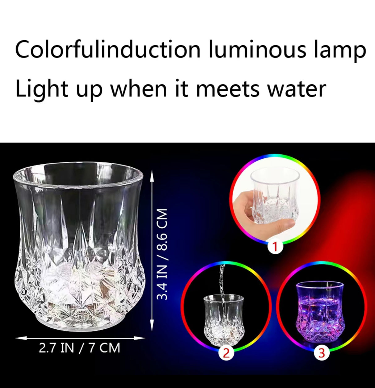 GlowSip Crystal Cups