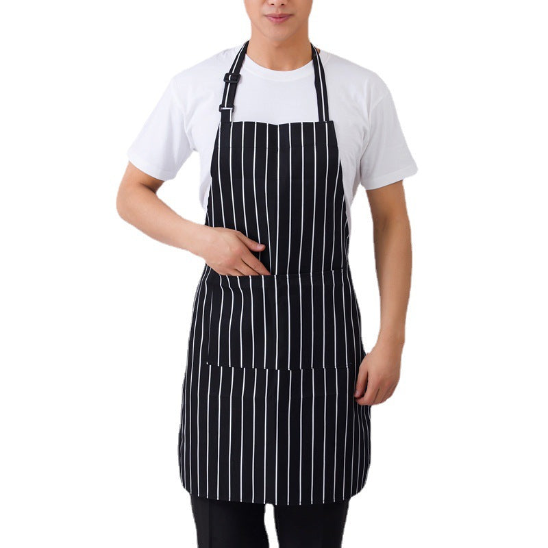 Adjustable Bib Apron With Pocket Black - V.I.P Digital Presence