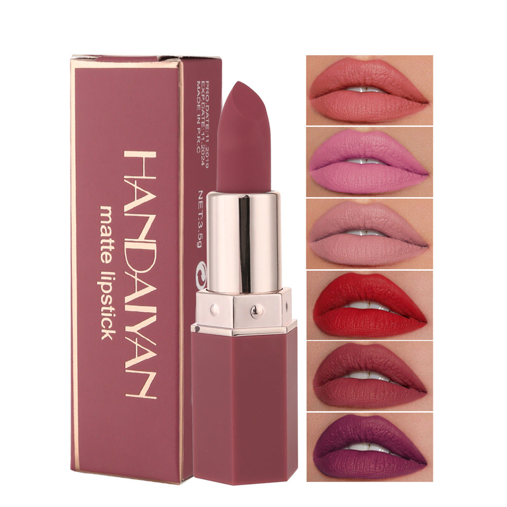 HANDAIYAN Matte Long Lasting Lipstick Lipstick Long Lasting Makeup Multi Color Lipsticks Look Good And Show Temperament - V.I.P Digital Presence
