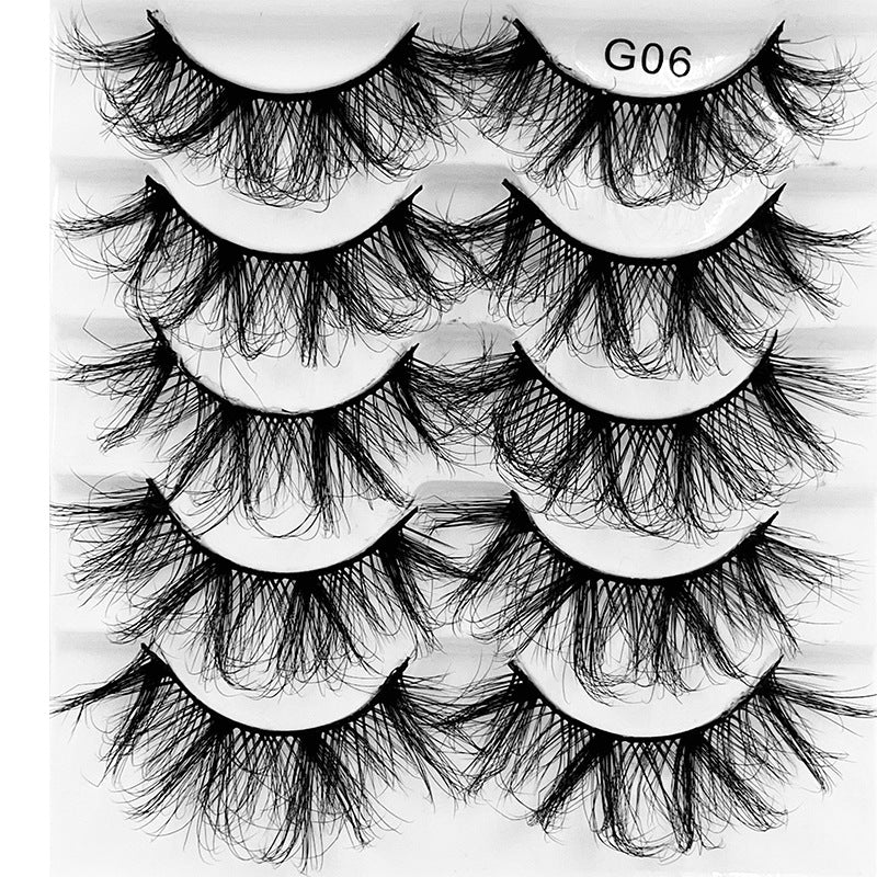 5 Pairs Of New Style Fake Eyelashes Of Fried Hair 8D FLUFFY - V.I.P Digital Presence